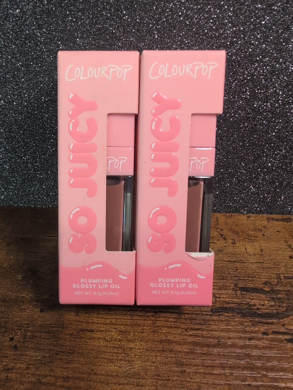 Colourpop So Juicy Plumping Glossy Lip Oil  It's A Date Pack Of 2 8.1g Each